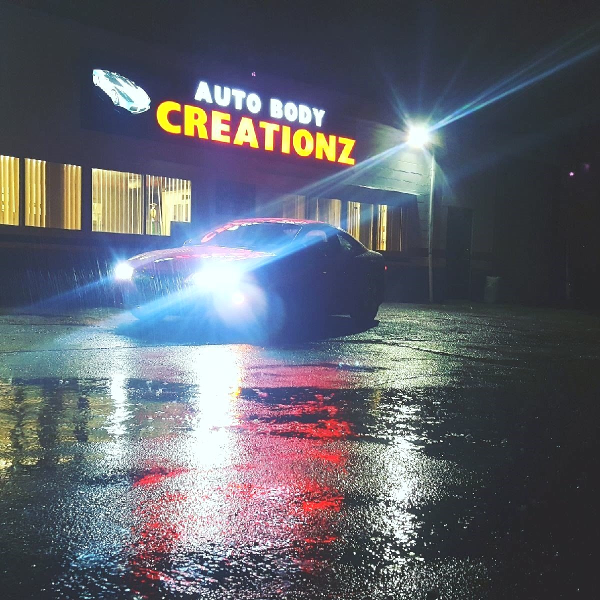 The shop at night — Deer Park, NY